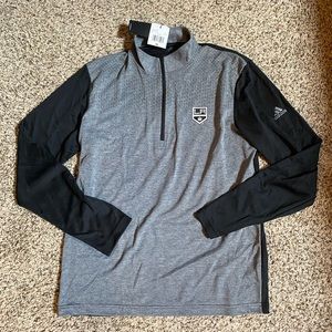 Adidas/ LA Kings quarter zip Mens Medium